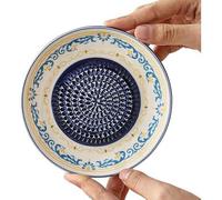 Grattugia in ceramica, fatta a mano, per aglio e zenzero, per formaggio, cioccolato, verdure, grattugia affilata con design a spruzzi, strumento da cucina facile da pulire per salse fresche