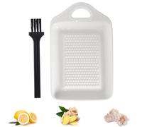 Grattugia In Ceramica,Grattugia Per Verdure e Cipolla Zenzero,Grattugia Allo Zenzero per Aglio, Cipolla e Spezie,Quadrato
