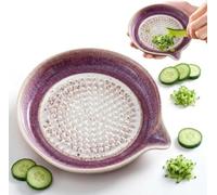 Grattugia in Ceramica Multiuso per Frutta, Verdura, Formaggio | Grattugi a Manuale per Mela Grattugia da Cucina Trattare per Zenzero, Aglio, Spezie, Carote, Alimenti per Bambini, Spezie