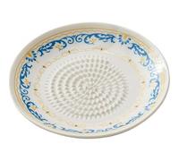 Grattugia in ceramica per aglio, grattugia multifunzionale e macinino per zenzero con denti rialzati, preparazione sicura per cipolla, verdure e spezie, strumento da cucina multifunzione per cucinare
