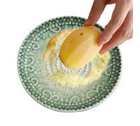 Grattugia in ceramica per aglio | per macinare purea da banco | Design versatile adatto per grattugiare zenzero, carota, pomodoro, limone e burro nella preparazione quotidiana degli