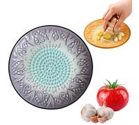Grattugia in ceramica per aglio, piatto per pomodoro, grattugia per pomodoro, grattugia per pomodoro, grattugia in ceramica fatta a mano per zenzero, formaggio, wasabi, cipolla, igname