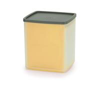 Joseph Joseph Duo Grattugia Formaggio Manuale da Cucina con Contenitore Estraibile, Lame grosse e fini, Giallo Chiaro