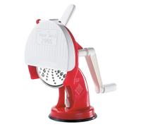 Grattugia manuale da tavolo con 3 dischi in acciaio inox 18/c