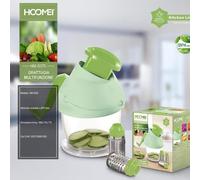 Grattugia manuale per formaggio affettatrice verdure 3 rulli in acciaio inox