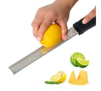 Grattugia manuale resistente A Bar Above Premium Zester per limoni, lime, parmigiano, cioccolato, zenzero e altro ancora. Strumento per grattugia