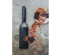 Microplane Grattugia da cucina con doppia lama media in acciaio inox Made in USA per parmigiano, mele, carote, zucchine e cioccolato della serie Black Sheep