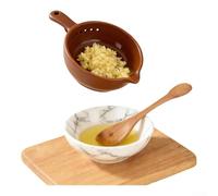 Grattugia per aglio e erbe aromatiche due in uno con cinque livelli di grattugia per opzioni flessibili di cottura e condimento (B)