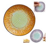 Grattugia per aglio in ceramica, macinino multiuso per zenzero e tritacarne l'aglio, macinino in ceramica, strumento manuale per macinare aglio per verdure, frutta e spezie, strumento essenziale per