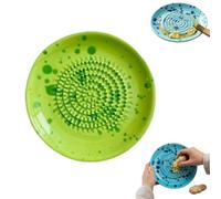 Grattugia per aglio in ceramica, multiuso, macinino per zenzero e tritacarne manuale, strumento per macinare aglio per alimenti per bambini, verdure, frutta e spezie, strumento essenziale per la