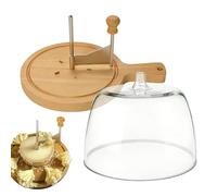 Grattugia Per Formaggio A Ruota | Arricciaburro in Acciaio Inossidabile | Grattugia Di Cioccolato Con Base In Legno | Per Adulti, Uomini, Donne, Casa, Cucina, Soggiorno, Cioccolato, Burro E Torta