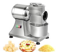 Grattugia per Formaggio Da 550 W, Trita Formaggio in Acciaio Inox per Impieghi Gravosi, Affettatrice Automatica per Formaggio, Grattugia Elettrica Rotante per Burro
