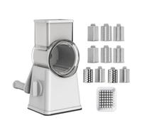 Grattugia per formaggio - Grattugia da cucina rotante con manico | Macinacaffè manuale per aglio, trituratore per formaggio, tritatutto multifunzionale e tritatutto per uso domestico, cucina