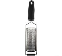 Grattugia per formaggio larga in acciaio inox con impugnatura antiscivolo | Design ampio, grattugia efficiente, ideale per formaggio, cioccolato, scorza, preparazione rapida