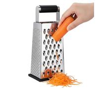 Grattugia per formaggio,Manico antiscivolo a lati per cucina,Grattugia multiuso per verdure e formaggio | Per verdure carota patate Preparazione pasto casa ristorante