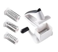 Grattugia per formaggio rotante - trituratore per formaggio rotativo, grattugia per formaggio portatile con manico | per formaggio con manovella per crema di formaggio, verdure, grattugia per