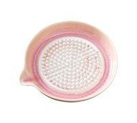 Grattugia per macinare aglio e in ceramica, strumento da cucina fatto a mano, design igienico e durevole, per casa, cucina, cioccolato, limone, frutta, verdura, P