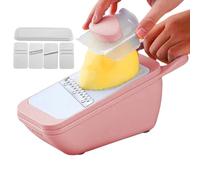 Grattugia Per Patate | Affettatrice Manuale Ergonomica Smontabile - Tagliapatate a Griglia - Antiscivolo Ergonomico per Pasta Insalata Frutta Omogeneizzati Preparazione Pasti e per Cucina Domestica e