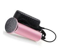 Grattugia per pedicure elettrica anti-calli per piedi elettrico (velocità regolabile) con 60 tamponi di ricambio per uomini pedicure, non necessita di batteria (rosa)