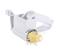 Grattugia portatile per formaggio, con manico a pressione, 200 g, leggera e portatile, trituratore portatile per cioccolato, zenzero, verdure, tritacarne in acciaio al carbonio temprato, utensile da