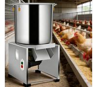Grattugia professionale per verdure da 1800 W, 3500 giri/minuto per affettare velocemente, ideale per la lavorazione di mangimi per pollame, tritatutto per verdure in acciaio inossidabile per uso do