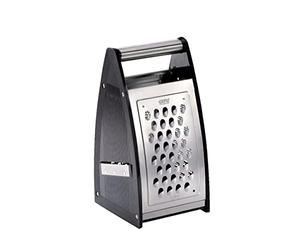 Grattugia quadra nera multifunzione in acciaio inox linea Laser Cut di Gefu