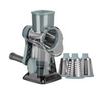 Grattugia rotante for formaggio, verdure e noci 3 in 1, affettatrice manuale da cucina con contenitore trasparente for arachidi(H)