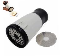 Grattugia rotativa per formaggio Grattugia per formaggio portatile a manovella in acciaio inossidabile con 2 lame intercambiabili Smerigliatrice multiuso per utensili da cucina Rotante