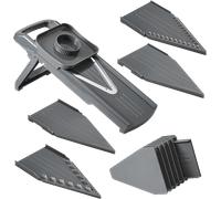 Grattugia universale metaltex slice-v con 5 inserti intercambiabili