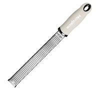 Microplane Grattugia Zester Avorio ideale per Agrumi, Formaggio a Pasta dura, Zenzero, Cioccolato e Noce Moscata con Lama Fine - Made in USA