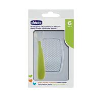Chicco Grattugino e Cucchiaio in silicone 6+ mesi