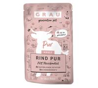 GRAU Adult Senza cereali 32 x 125 g umido per gatto - Manzo puro