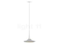 Grau Falling Leaf Lampada da incasso a sospensione LED, cromo lucido/bianco - 200 cm