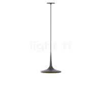 Grau Falling Leaf Lampada da incasso a sospensione LED, nero - 200 cm