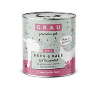 GRAU Grandi Golosi Senza Cereali 6 x 800 g umido per gatto - Pollame & Pesce di mare