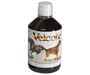 GRAU L’originale Velcote, Olio spremuto a freddo con importanti acidi grassi omega 3 e omega 6 per aiutare il ricambio del pelo, integratore alimentare per cani e gatti, 1 confezione da 250 ml