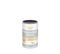 GRAU - l'originale - Cardo mariano puro al 100% in polvere, protegge il fegato, contribuisce al rinnovamento cellulare, confezione da 1 (1 x 120 g), alimento complementare per cani
