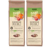 GRAU - l'originale - Mix di verdure essiccate con frutta per BARF per cani - "Mix No. 1", confezione da 2 (1 x 150 g), alimento complementare per cani