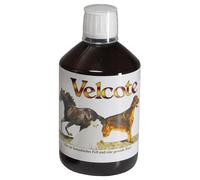 GRAU L’originale Velcote, Olio spremuto a freddo con importanti acidi grassi omega 3 e omega 6 per aiutare il ricambio del pelo, integratore alimentare per cani e gatti, 1 confezione da 500 ml
