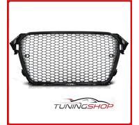 GRAU72 GRIGLIA CALANDRA ANTERIORE AUDI A4 B8 RS look 12-15 CORNICE NERA LUCIDA P