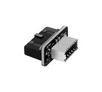 GRAUGEAR | Adattatore USB 3.0 | interno (19-pin) header | a USB 3.1 tipo-E (20-pin) Key-A socket | G-AD-19TE-180