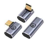 GRAUGEAR Connettore USB-C, 3 pezzi, trasmissione dati veloce da 40 Gbps, USB 4.0, trasmissione USB-C a due lati, compatibilità universale, adattatore USB C a USB C