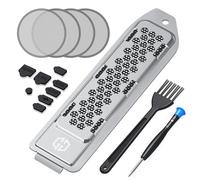 GRAUGEAR Copertura del dissipatore di calore per PS5 originale, PS5 M.2 SSD con filtro antipolvere della ventola e spine di porta, previene il surriscaldamento e l'accumulo di polvere (PS5)