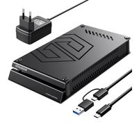 GRAUGEAR Disco rigido esterno da 8 TB in alluminio per Playstation, design hard disk formattato per PS4 e PS5, 8TB HDD da 3,5"