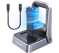 GRAUGEAR Docking station da 20 Gbps per M.2 NVMe e SATA SSD, USB3.2 Gen2x2 20 Gbps, supporta M.2 2230/2242/2260/2280/22110, raffreddamento, senza attrezzi