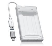 GRAUGEAR External enclosure for 2.5 inch SATA SSD/HDD Includes USB-C adapter