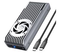 GRAUGEAR External M.2 Aluminum Enclosure for M.2 NVMe 2280 SSD, M-Key, PCIe 4X,