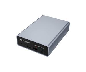 GRAUGEAR External RAID Enclosure, 2 x 2.5 Inch SATA SSD/HDD, Type-C® USB 3.2 Gen