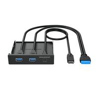 GrauGear G-MP01 Nero 102 mm 102 mm 25 mm Multi Front Panel with USB 3.2 Gen2