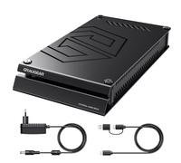 GRAUGEAR Hard Drive Case per Hard Disk SATA da 2,5/3,5 pollici [Gaming Design PS4] Hard Disk I HDD Enclosure I SSD Case I Supporto UASP I Alluminio I Cavo USB-C & USB-A
